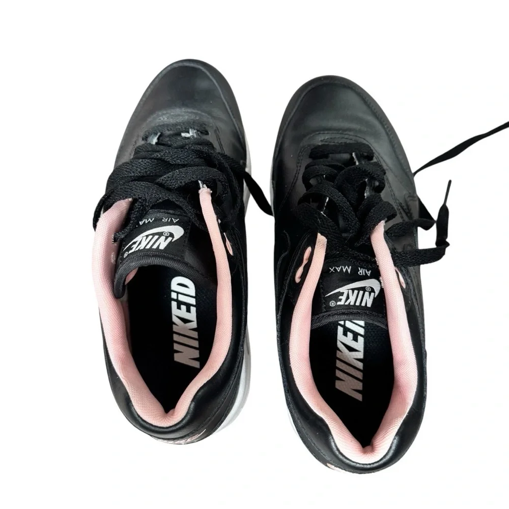 Nike Womens Air Max 1 ID DLF US Size 6 Black Pink Colorway Rare